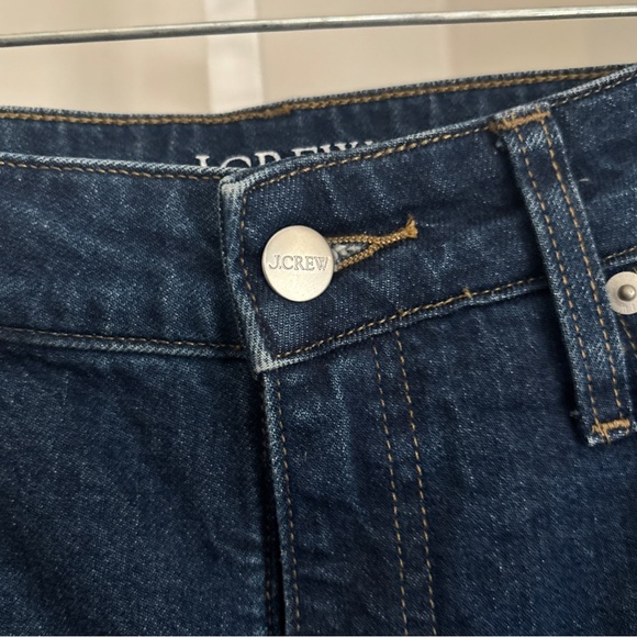 J. Crew ‘96 Low Rise Denim Trouser Wide Leg Jeans Dark Wash Women’s Size 30 tall - Picture 7 of 8